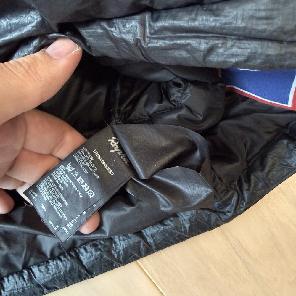 Rapha Explore Down Jacket Medium Black Full Zip I… - image 7
